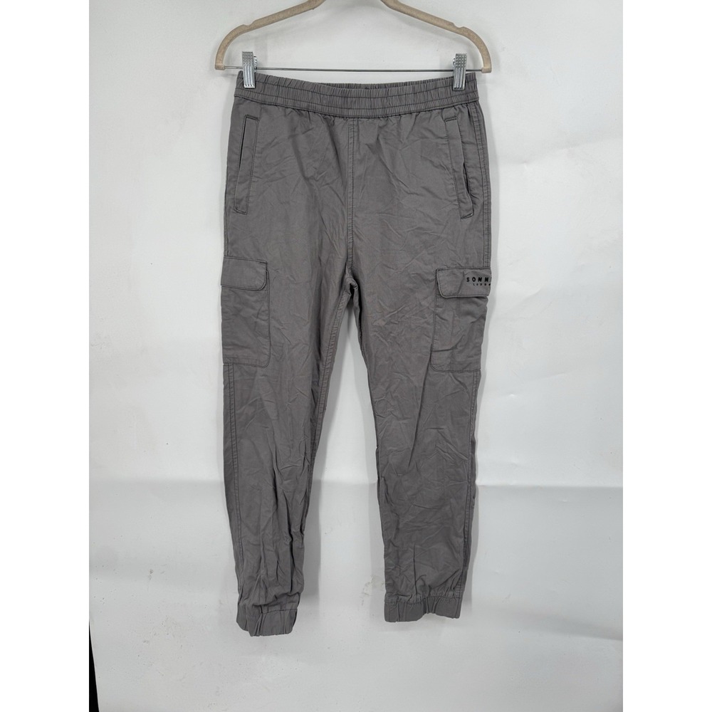 Sonneti Bolt Cargo Pants Women's XL Grey Tapered Casual Grunge Loungewear Street